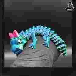 Grumpy Baby Dragon 🐉 - Multicolor - Articulated