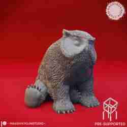 Nightowl Yavrusu - Masaüstü Minyatür (Ön Destekli)