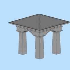 103 Outdoor Viewing Pavilion Garden Sunshine Pavilion Outdoor Landscape Pavilion Miniature Scene Model