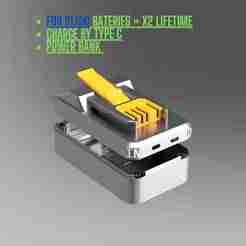 5x21700 BATERIES DIY 18v batery for Dnipro-M, type c charge + powerbank!