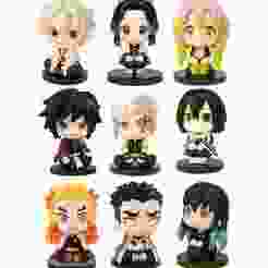 ⚔️ 9 Hashira Chibi Pack - Kawaii Figures from Kimetsu no Yaiba | Demon Slayer STL Collection