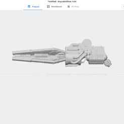A 4 cannon gun for wargaming