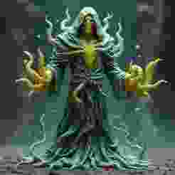 Abyssal Cultist: 28-32mm Scale Fantasy Miniature