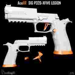 Ace SIG P320-XFIVE LEGION Handset - VR Pistol Frame Kit for Meta Quest 2/3/3S | ACEXR P320