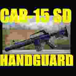 AIRSOFT M4 CAR-15 SD - MP5SD M4 STYLE HANDGUARD/BARREL PICATINNY/M-LOK