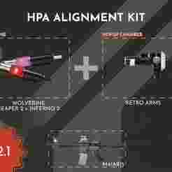 Alignment Clip v2.1 Hop-Up for M4 Ar15 HPA Retro Arms and Wolverine Inferno2 or Reaper2 Gearbox V2