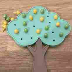 appelboom steekparels - apple tree stud beads