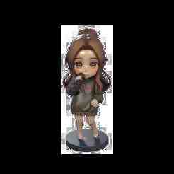 ARIANA GRANDE CHIBI FIGURE 3D MODEL