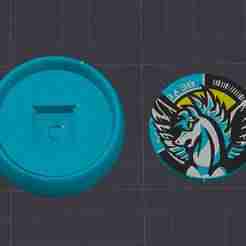 Beyblade X Fidget Clicker keychain (Aero Pegaus)