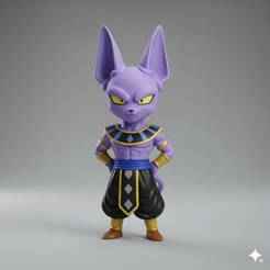Bills (Beerus) Realistic Chibi - Collectible 3D Figure