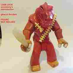 Blackstar lava lock weapon + belt for vintage figure