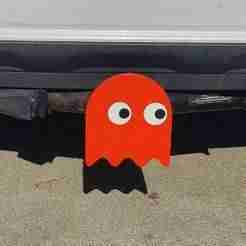 Blinky, or whichever Ghost Color you choose, Tow Hitch Cover for 2 inch Receivers