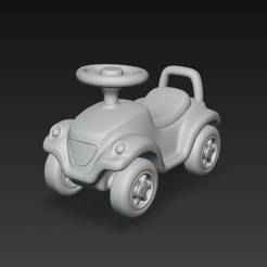 Bobby Car - 3D Model Children's Toy Car for 3D Printing