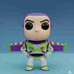 Buzz Lightyear Kawaii - Collectible 3D Figure 🚀✨