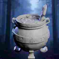 Cauldron FREE from Sculpted Sisters: Elemental Witches