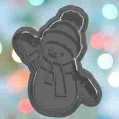Christmas Snowman Cookie Cutter