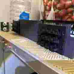 Clamp for up to twelve fiber optic cables