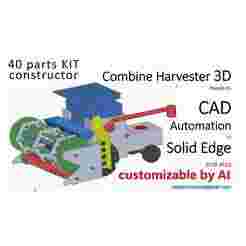 Combine Harvester  - 40 parts KIT constructor