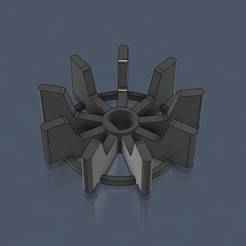 Compressor fan 14mm shaft