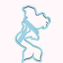 Cortador Silhueta Sereia