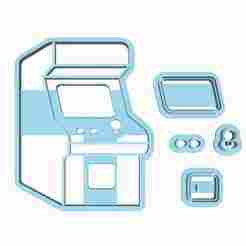 CORTADOR VÍDEO GAME RETRO - 7,5 CM