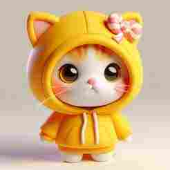 Cute little cat - cat Doll - lovely cat - funny animals