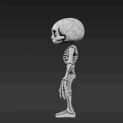 Dark Fantasy Voodoo Doll Figurine with Rune Engravings and Bone Charms