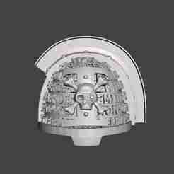 Deathwatch shoulder for 1/18 scale Termie V2