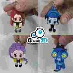 DEMON HUNTER KPOP - keychains