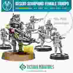 Desert Scorpions Modular Female Troops