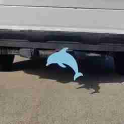 Dolphin Tow Hitch Cover