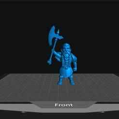 Dwarven Male Barbarian v1