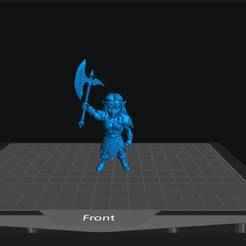 Elf Female Barbarian v1