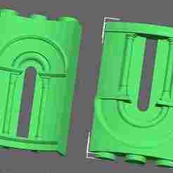 Exin castles Romanesque window for GA in halves