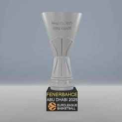 Fenerbahce 2025 Euroleague Cup with Base