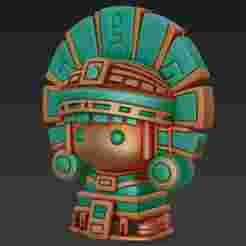 Decorative Figure Mini Inca High Priest Pre-Columbian Inca Empire