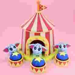 Flexi Elephant and Tiny Circus 🎪🐘
