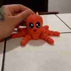 FLEXI OCTOPUS- HAPPY AND ANGRY- TWO FACES