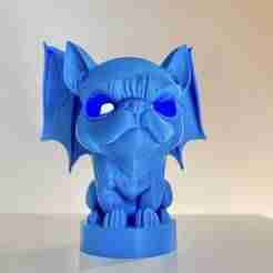 GARGOYLE FRENCHIE TEA LIGHT