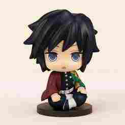 💧 Giyu Tomioka Chibi - Kawaii Figure from Kimetsu no Yaiba