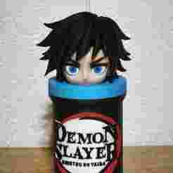 GIYU TOMIOKA MILKSHAKE GLASS IN PARTS - DEMON SLAYER