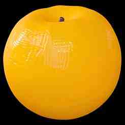 Glossy Cartoon Orange