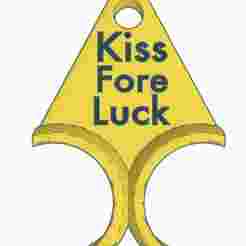 GOLF BALL AND TEE HOLDER - Kiss Fore Luck