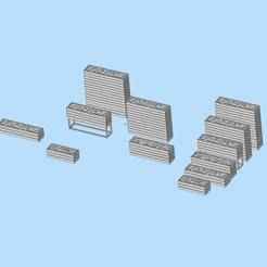 Grassland Green Plant Indoor Bonsai Flower Pot Decoration 6 Form Scene Accessories Digital Model