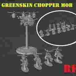 green-skin chopper raiding force themed pack