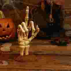 Halloween 8 Pack - Zombie, Werewolf, Skeleton, Alien, Mummy & Monster of the lagoon Hands & Zombie Head
