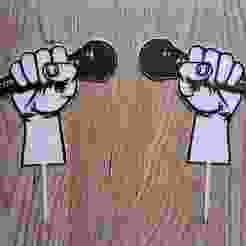 Hand Topper with Microphone
