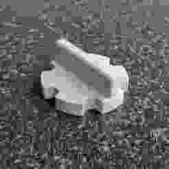 Handle for waste water tank, camping