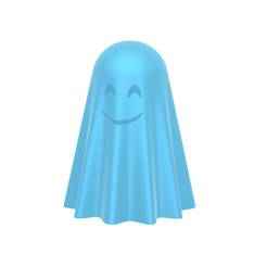 Happy Ghost LED Tealight Candle Holder Halloween Decor