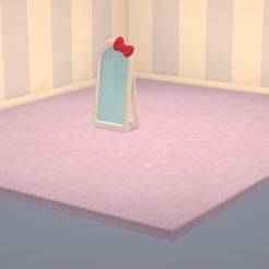 Hello Kitty Mirror Dollhouse Furniture - Hello Kitty Island Adventures 1:16